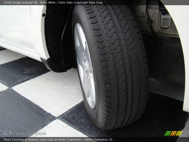 Stone White / Dark Slate Gray/Light Slate Gray 2008 Dodge Avenger SE