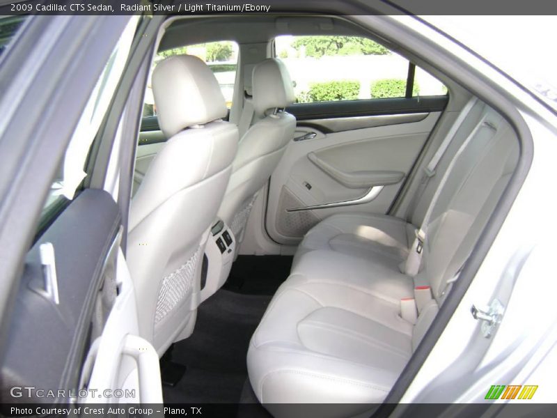 Radiant Silver / Light Titanium/Ebony 2009 Cadillac CTS Sedan