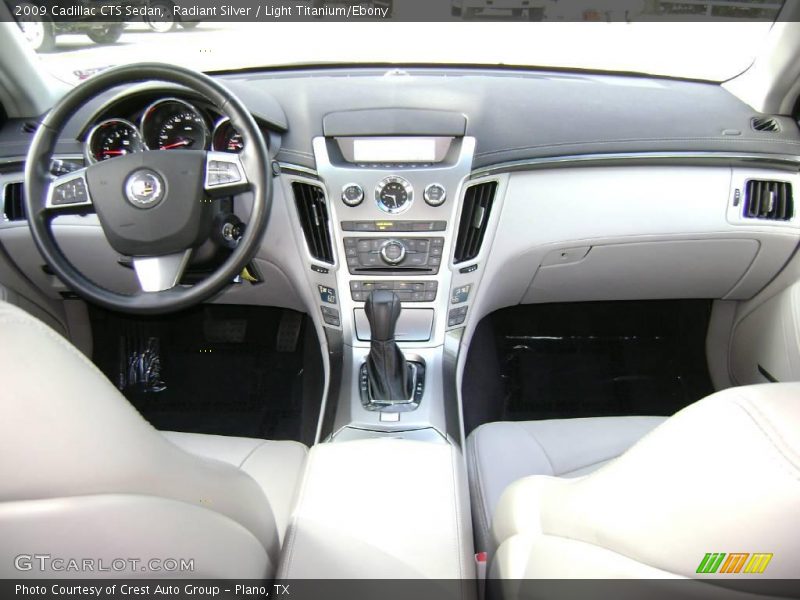 Radiant Silver / Light Titanium/Ebony 2009 Cadillac CTS Sedan