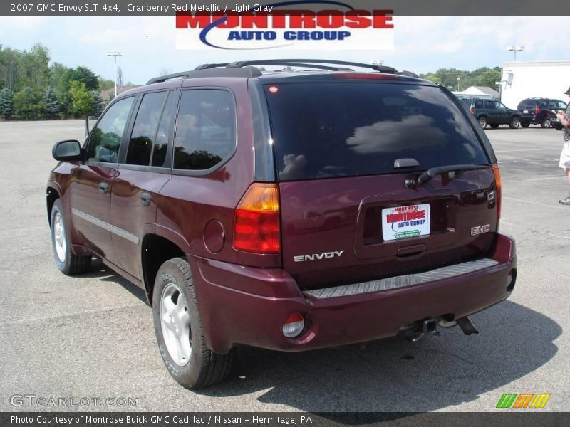Cranberry Red Metallic / Light Gray 2007 GMC Envoy SLT 4x4