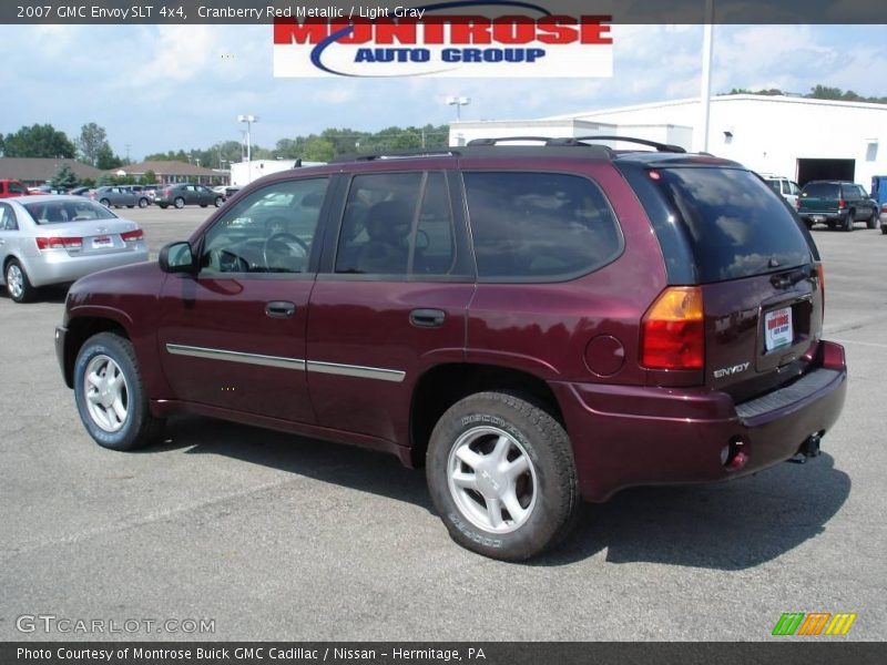 Cranberry Red Metallic / Light Gray 2007 GMC Envoy SLT 4x4