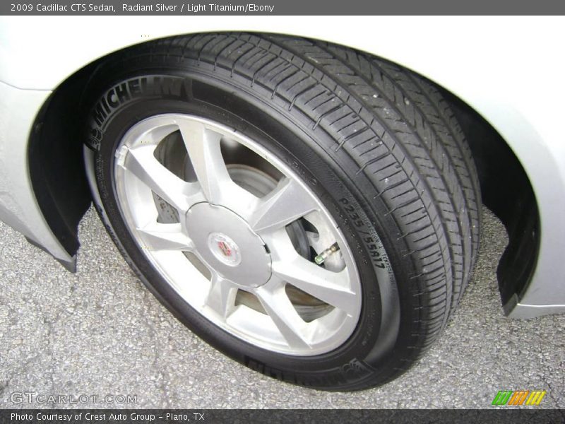Radiant Silver / Light Titanium/Ebony 2009 Cadillac CTS Sedan