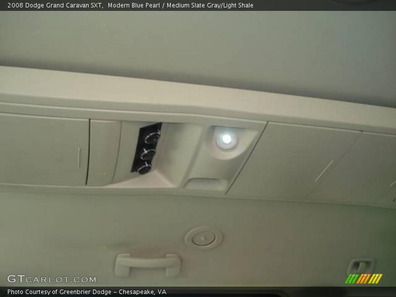 Modern Blue Pearl / Medium Slate Gray/Light Shale 2008 Dodge Grand Caravan SXT