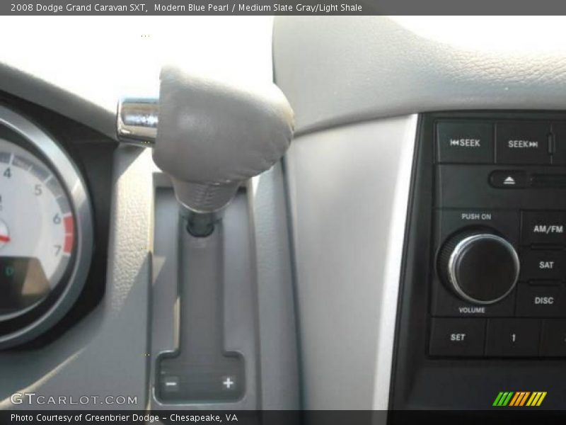 Modern Blue Pearl / Medium Slate Gray/Light Shale 2008 Dodge Grand Caravan SXT