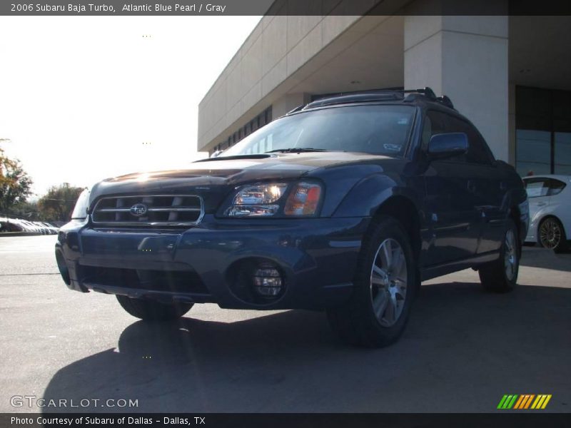 Atlantic Blue Pearl / Gray 2006 Subaru Baja Turbo