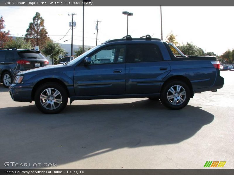 Atlantic Blue Pearl / Gray 2006 Subaru Baja Turbo