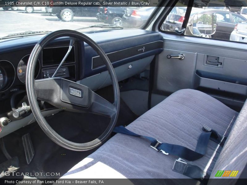 1985 C/K C10 Custom Deluxe Regular cab Blue/Gray Interior
