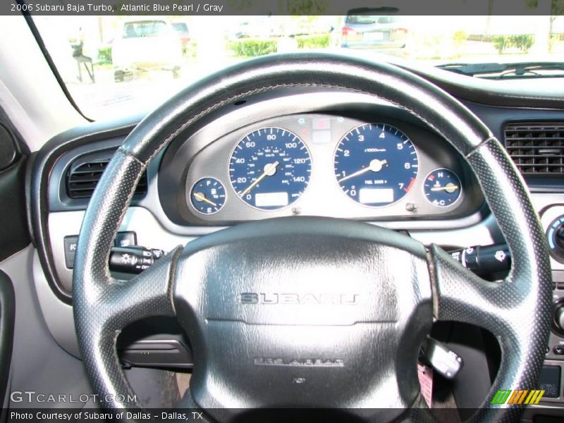 Atlantic Blue Pearl / Gray 2006 Subaru Baja Turbo