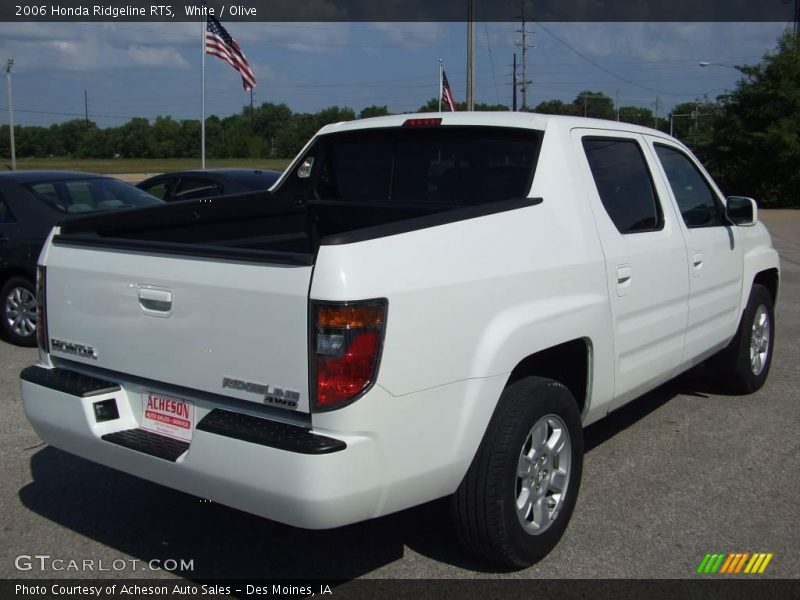 White / Olive 2006 Honda Ridgeline RTS