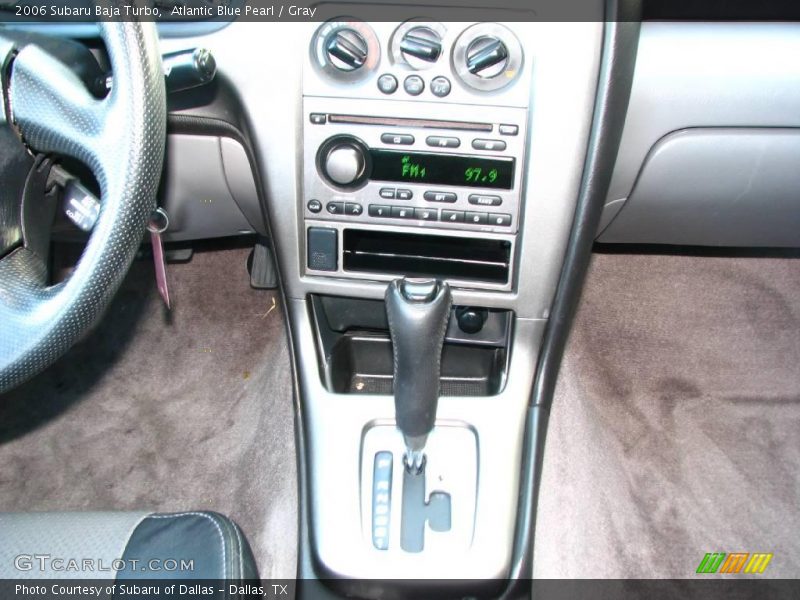 Atlantic Blue Pearl / Gray 2006 Subaru Baja Turbo