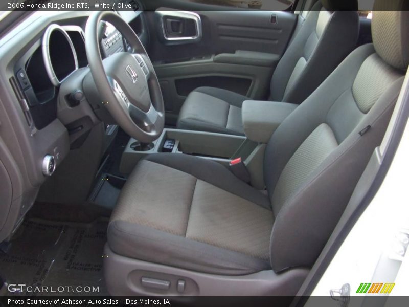 White / Olive 2006 Honda Ridgeline RTS