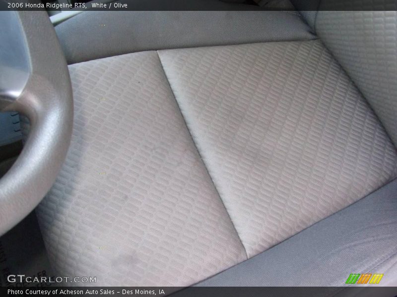 White / Olive 2006 Honda Ridgeline RTS