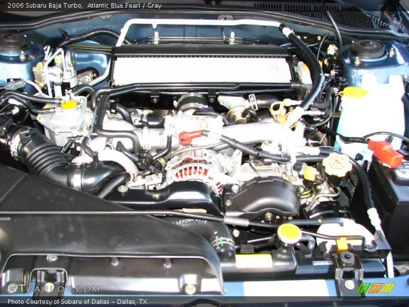Atlantic Blue Pearl / Gray 2006 Subaru Baja Turbo