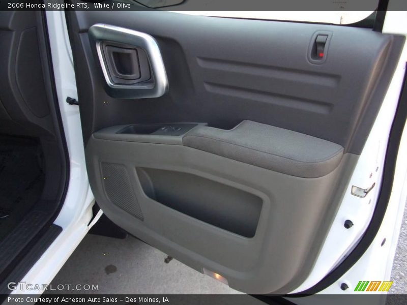 White / Olive 2006 Honda Ridgeline RTS