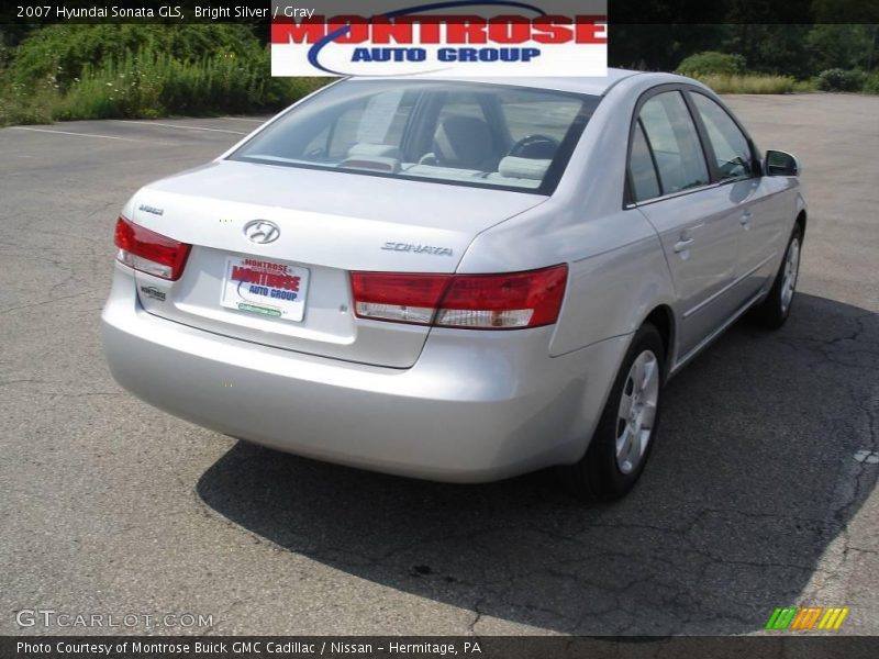 Bright Silver / Gray 2007 Hyundai Sonata GLS