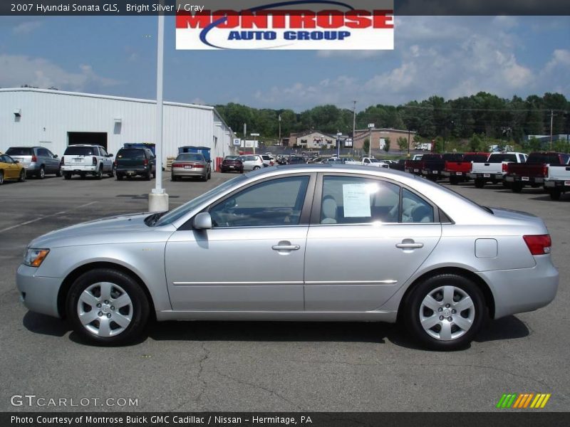 Bright Silver / Gray 2007 Hyundai Sonata GLS