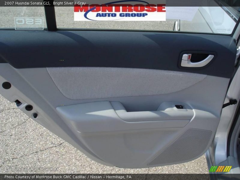 Bright Silver / Gray 2007 Hyundai Sonata GLS