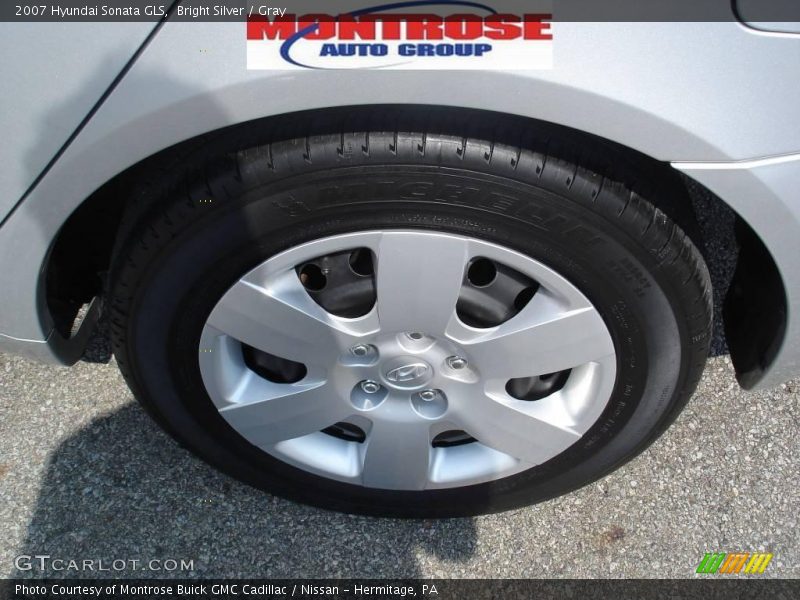 Bright Silver / Gray 2007 Hyundai Sonata GLS