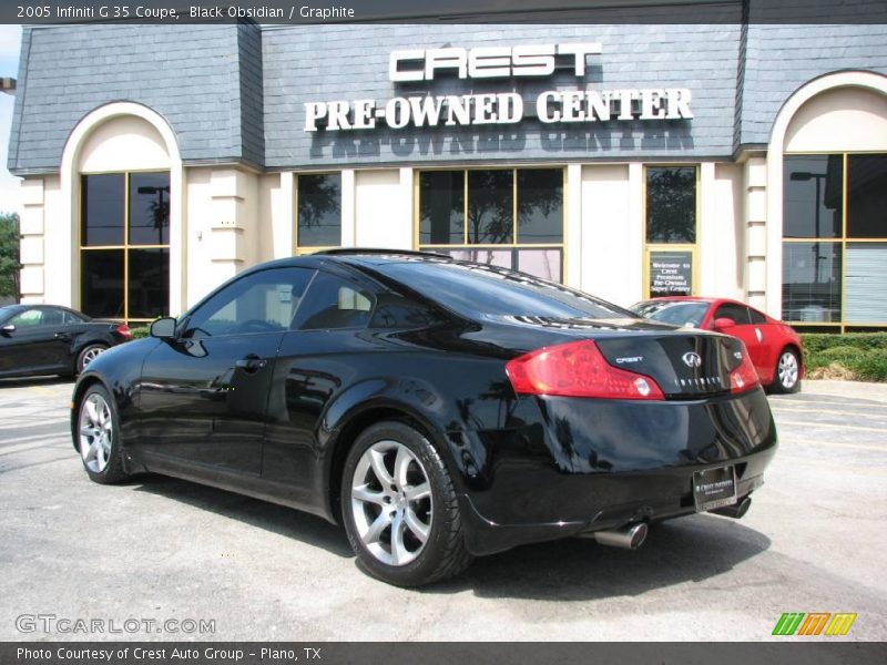 Black Obsidian / Graphite 2005 Infiniti G 35 Coupe