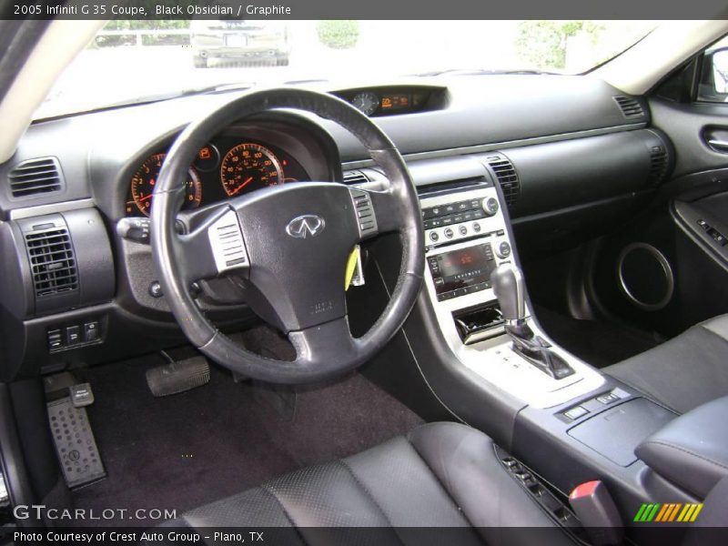 Black Obsidian / Graphite 2005 Infiniti G 35 Coupe