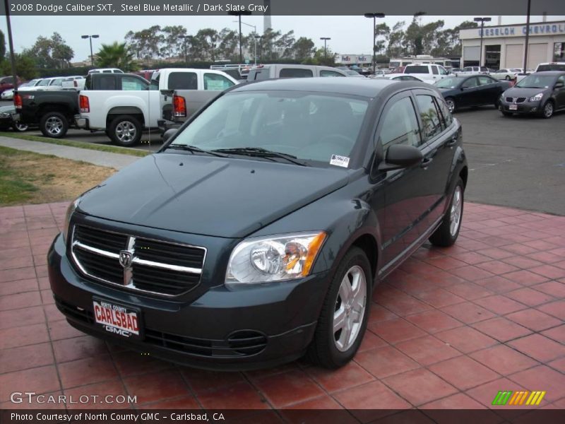 Steel Blue Metallic / Dark Slate Gray 2008 Dodge Caliber SXT