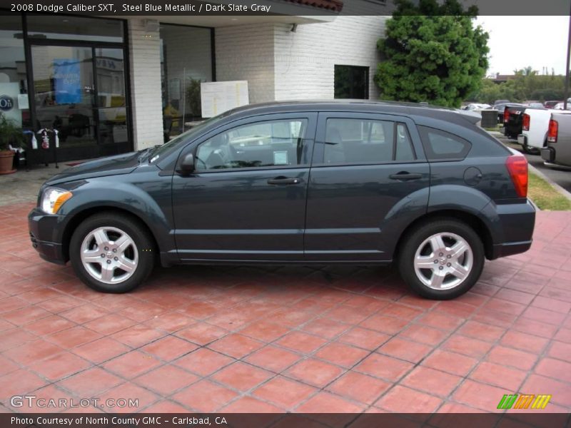 Steel Blue Metallic / Dark Slate Gray 2008 Dodge Caliber SXT