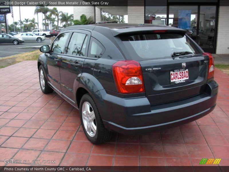 Steel Blue Metallic / Dark Slate Gray 2008 Dodge Caliber SXT
