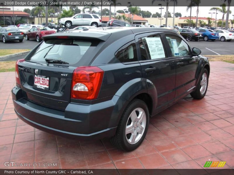Steel Blue Metallic / Dark Slate Gray 2008 Dodge Caliber SXT