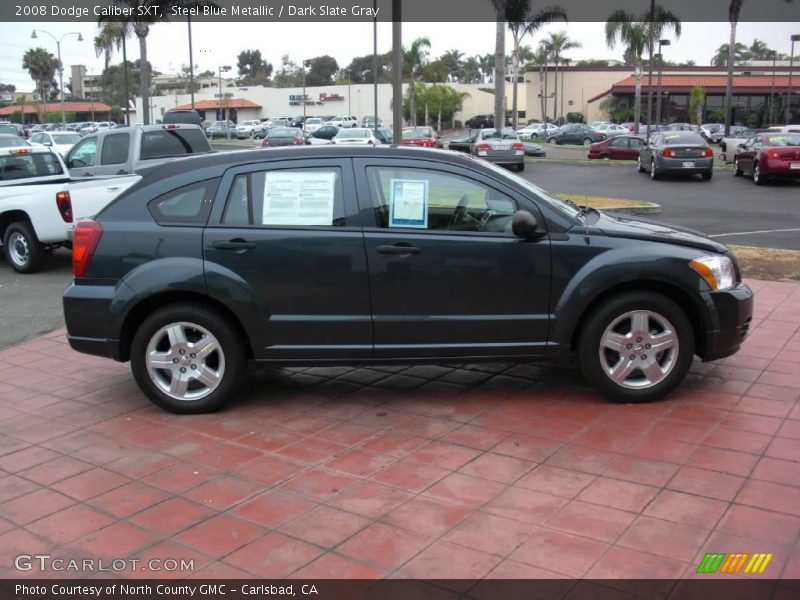 Steel Blue Metallic / Dark Slate Gray 2008 Dodge Caliber SXT