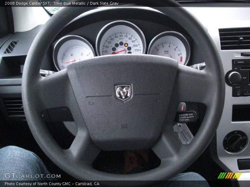 Steel Blue Metallic / Dark Slate Gray 2008 Dodge Caliber SXT