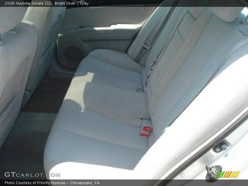 Bright Silver / Gray 2008 Hyundai Sonata GLS