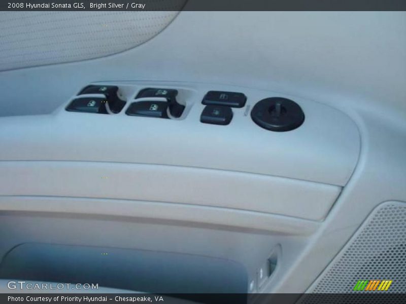 Bright Silver / Gray 2008 Hyundai Sonata GLS