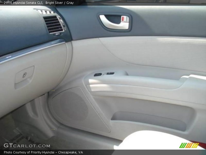 Bright Silver / Gray 2008 Hyundai Sonata GLS