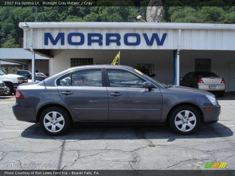 Midnight Gray Metallic / Gray 2007 Kia Optima LX