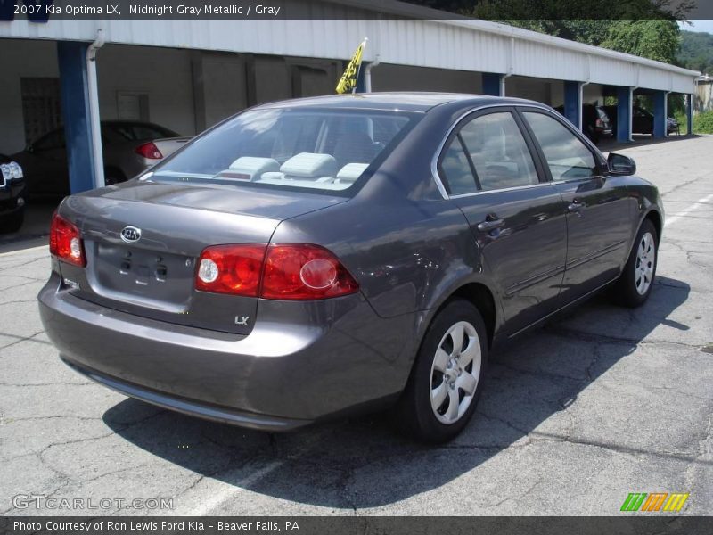 Midnight Gray Metallic / Gray 2007 Kia Optima LX