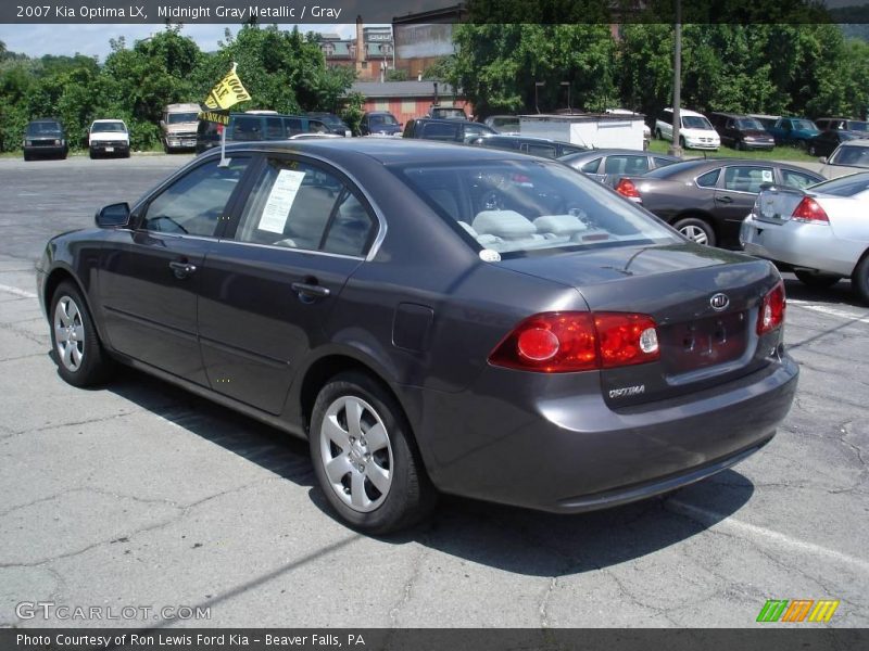 Midnight Gray Metallic / Gray 2007 Kia Optima LX