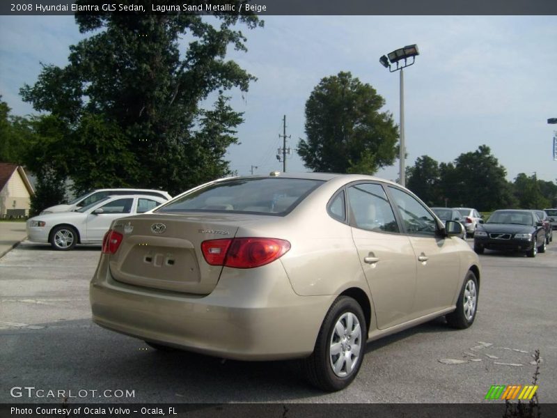 Laguna Sand Metallic / Beige 2008 Hyundai Elantra GLS Sedan