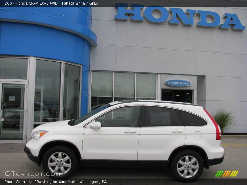 Taffeta White / Gray 2007 Honda CR-V EX-L 4WD