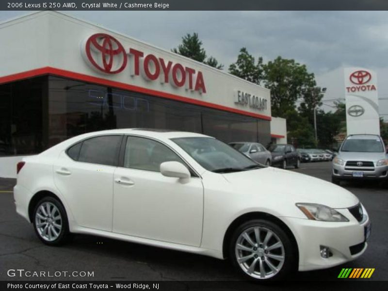 Crystal White / Cashmere Beige 2006 Lexus IS 250 AWD