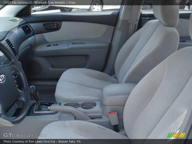 Midnight Gray Metallic / Gray 2007 Kia Optima LX