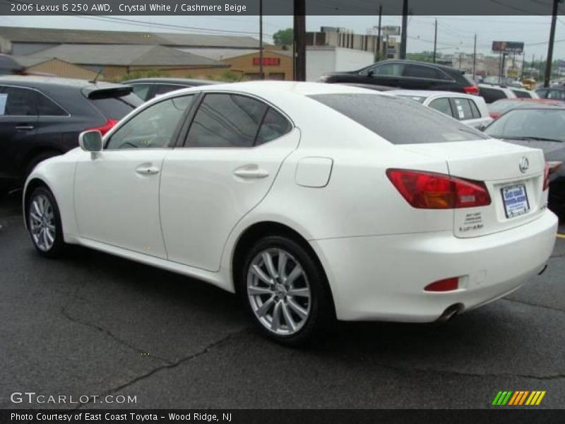 Crystal White / Cashmere Beige 2006 Lexus IS 250 AWD