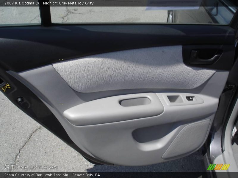 Midnight Gray Metallic / Gray 2007 Kia Optima LX