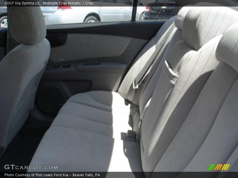 Midnight Gray Metallic / Gray 2007 Kia Optima LX