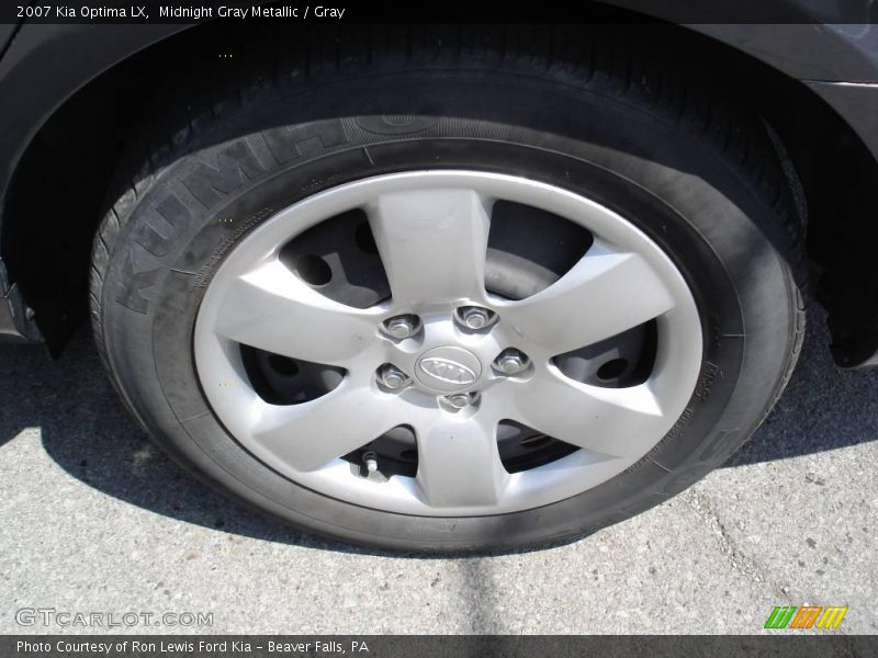 Midnight Gray Metallic / Gray 2007 Kia Optima LX