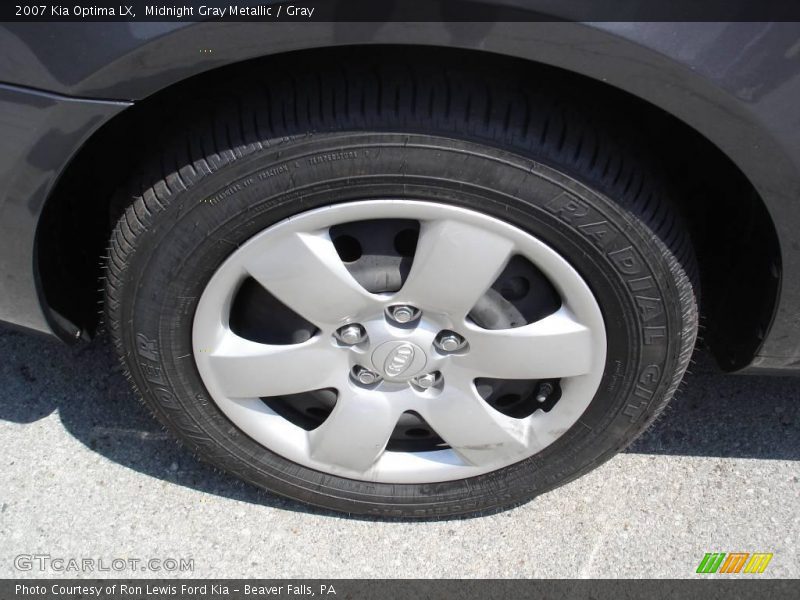 Midnight Gray Metallic / Gray 2007 Kia Optima LX