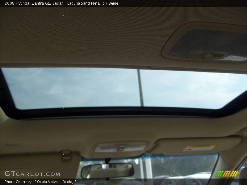 Laguna Sand Metallic / Beige 2008 Hyundai Elantra GLS Sedan