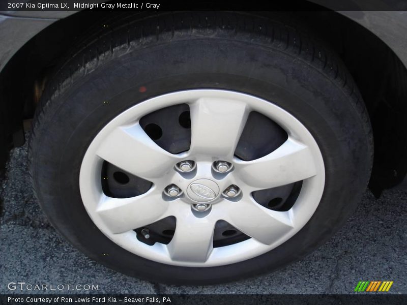 Midnight Gray Metallic / Gray 2007 Kia Optima LX