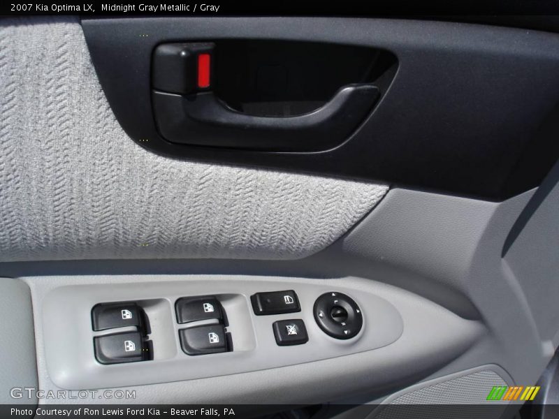 Midnight Gray Metallic / Gray 2007 Kia Optima LX