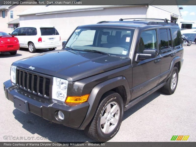 Dark Khaki Pearl / Khaki 2006 Jeep Commander 4x4