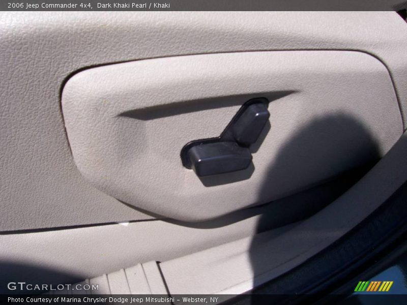 Dark Khaki Pearl / Khaki 2006 Jeep Commander 4x4